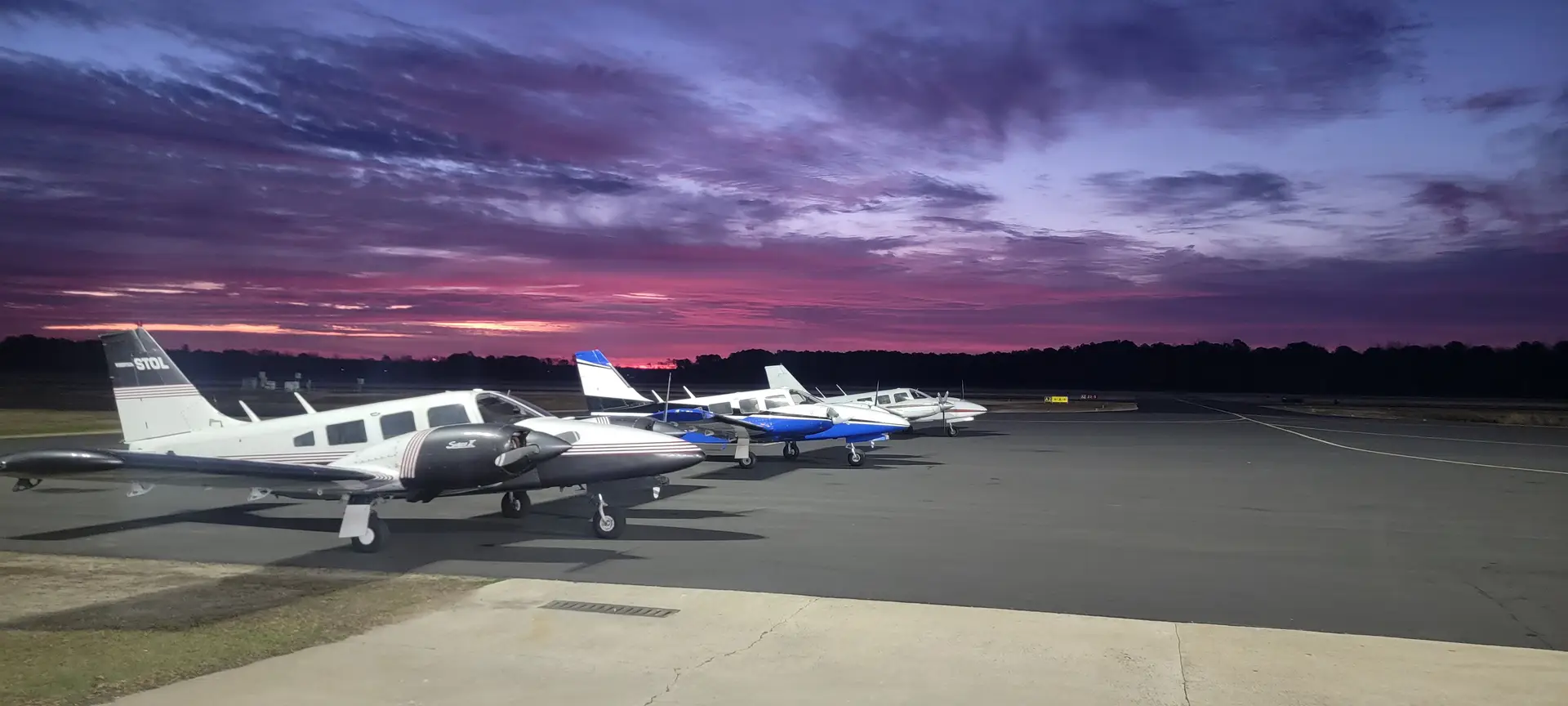M2A Aviation Fleet at the airport