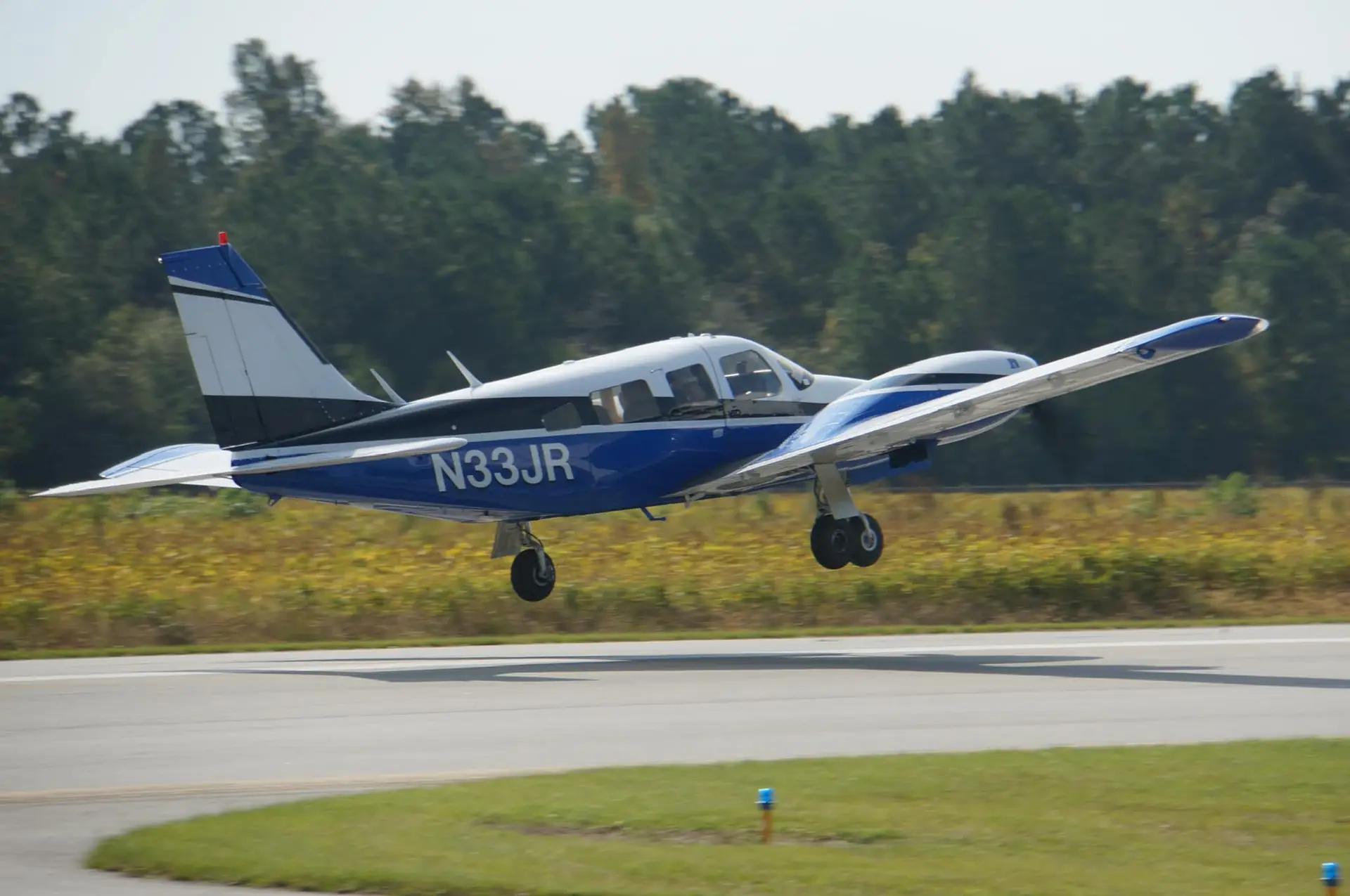 Multi-engine Piper Seneca used for advanced commercial ratings