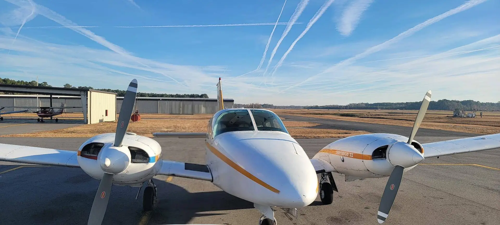 Clear flying weather at M2A Aviation Academy