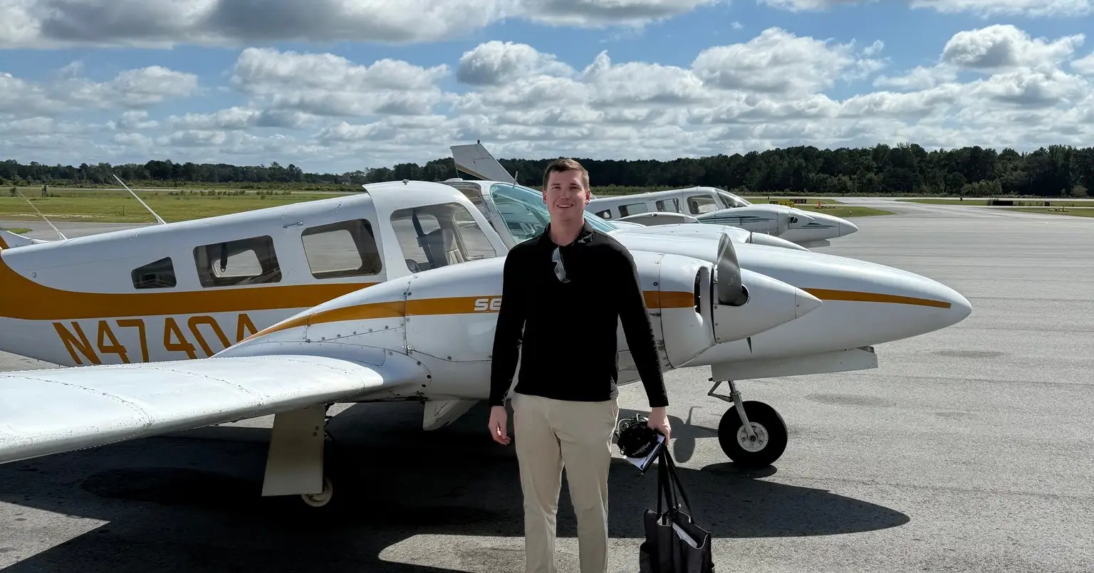 Commercial aircraft on tarmac representing the aviation industry boom