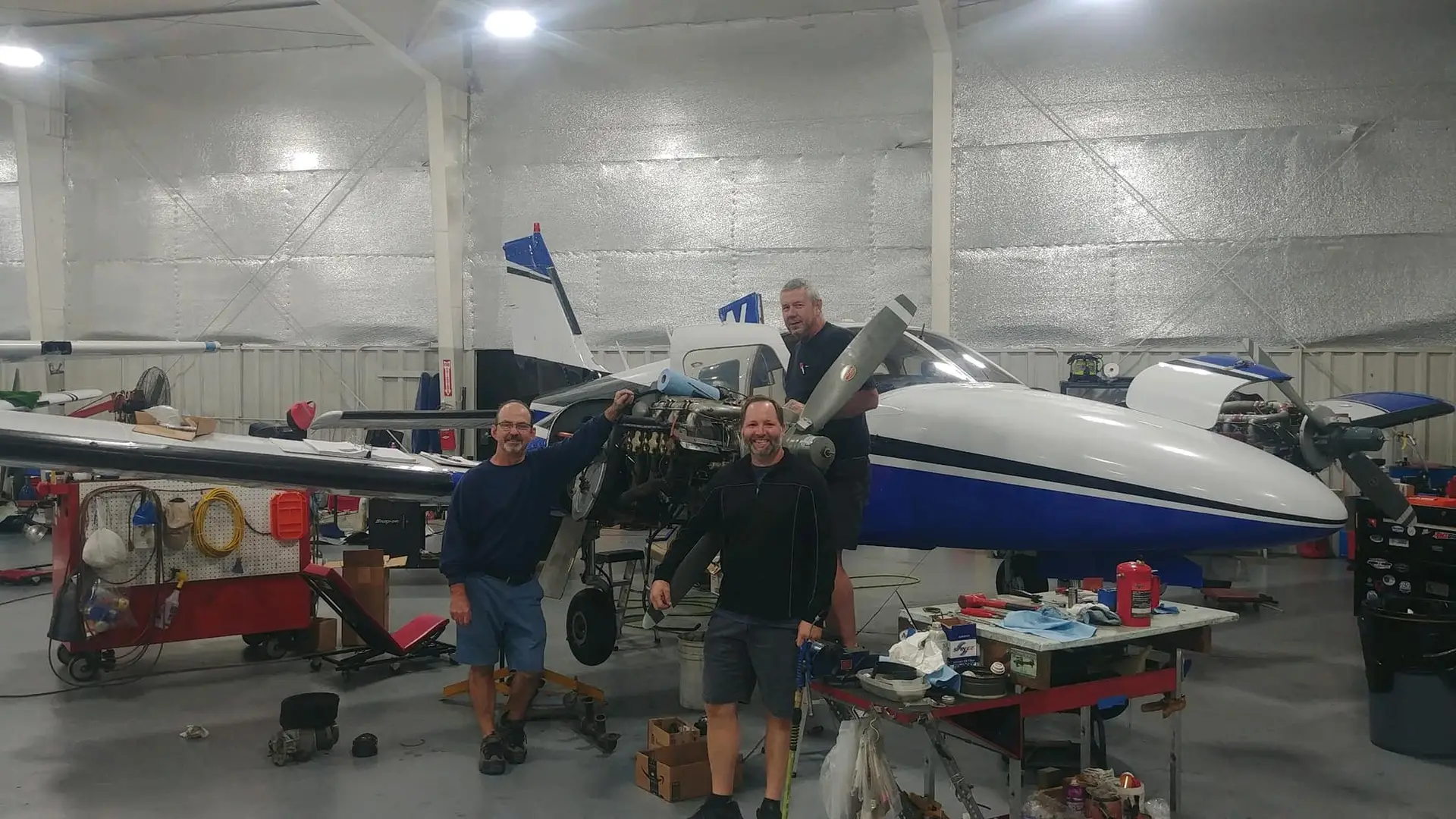 Avionics panel maintenance by Inside & Out Aircraft Services