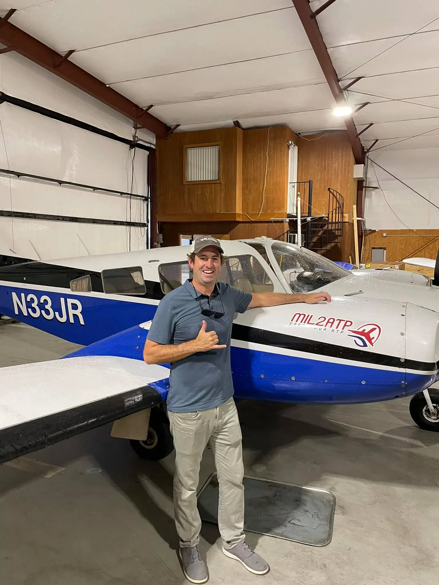 Close-up of avionics repair and installation