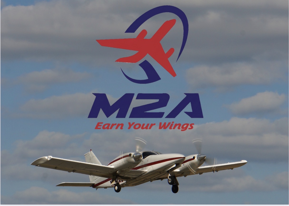 M2A Aviation Academy training aircraft on the ramp in North Carolina